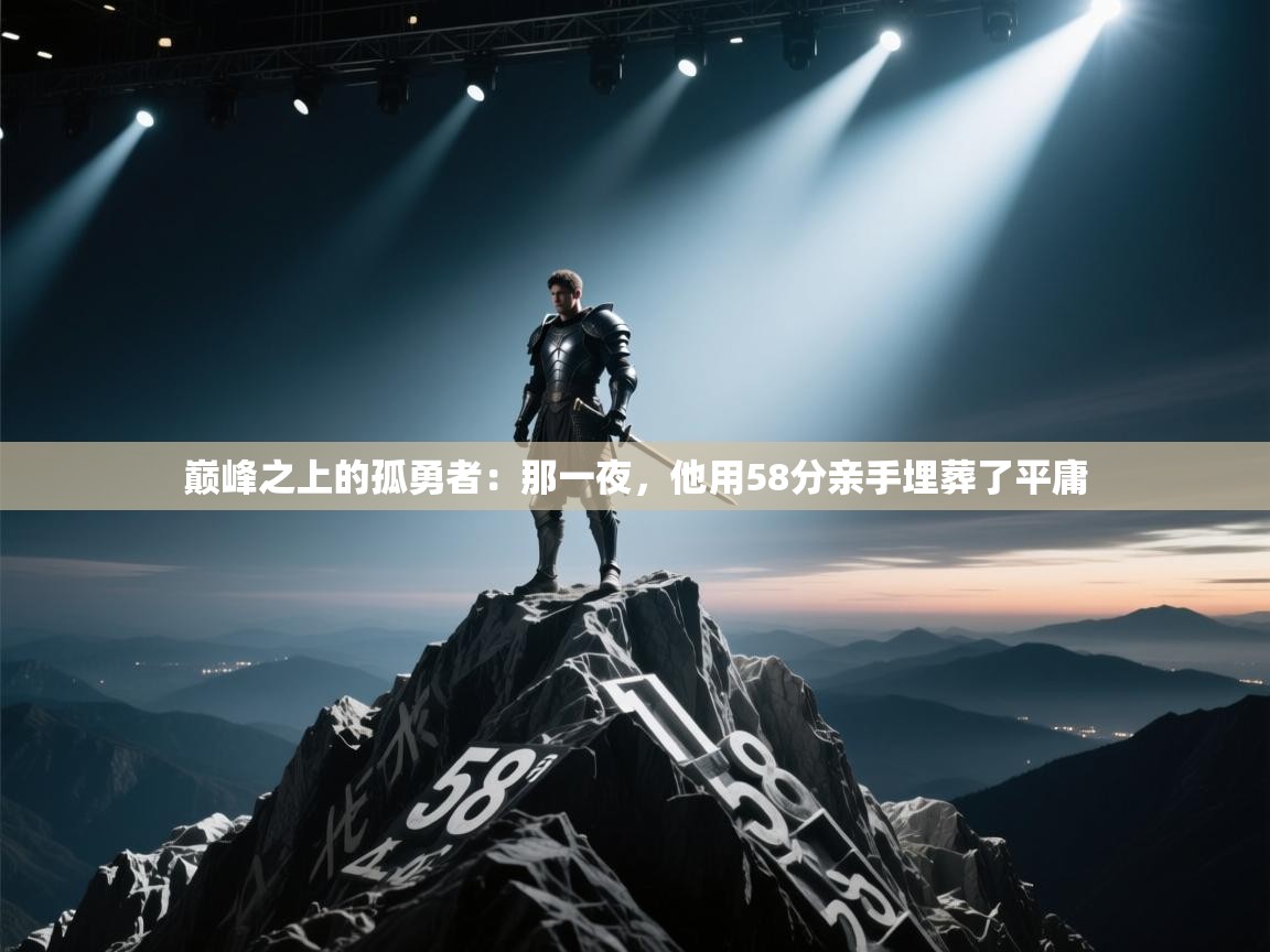 巅峰之上的孤勇者:那一夜,他用58分亲手埋葬了平庸 第2张
